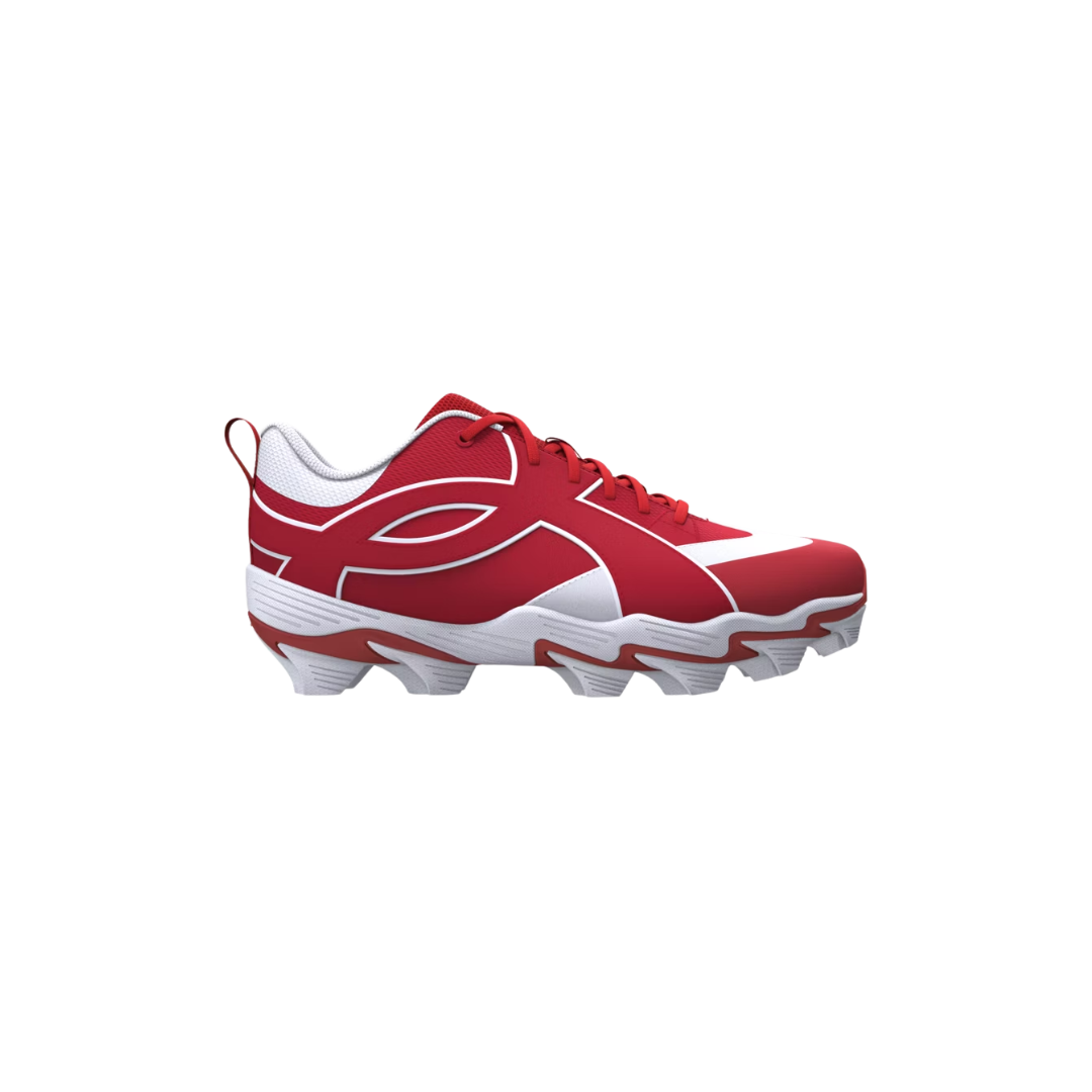 Under Armour Youth Leadoff Icon Low RM Rubber (Red)