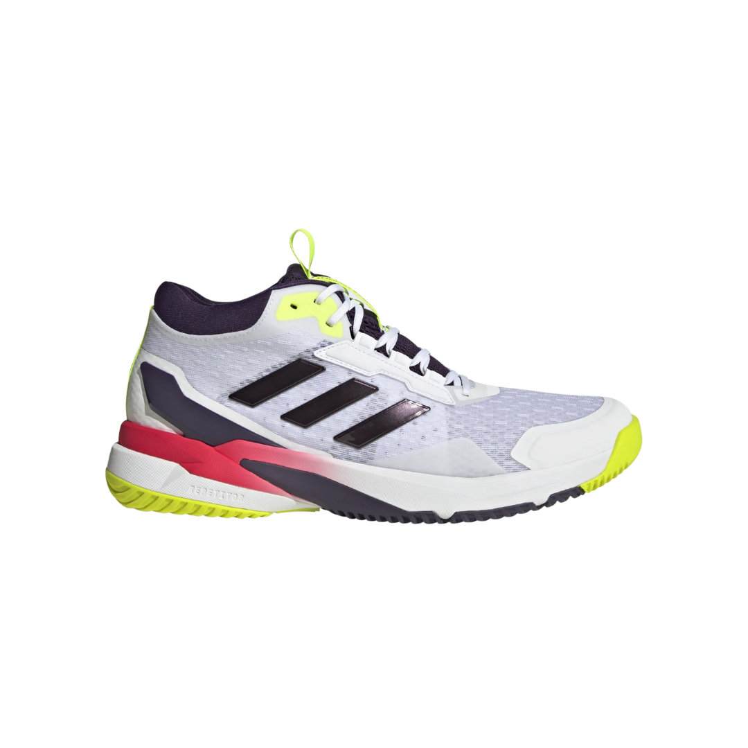 Adidas Crazyflight 6 Mid Men (White/Purple/Volt)