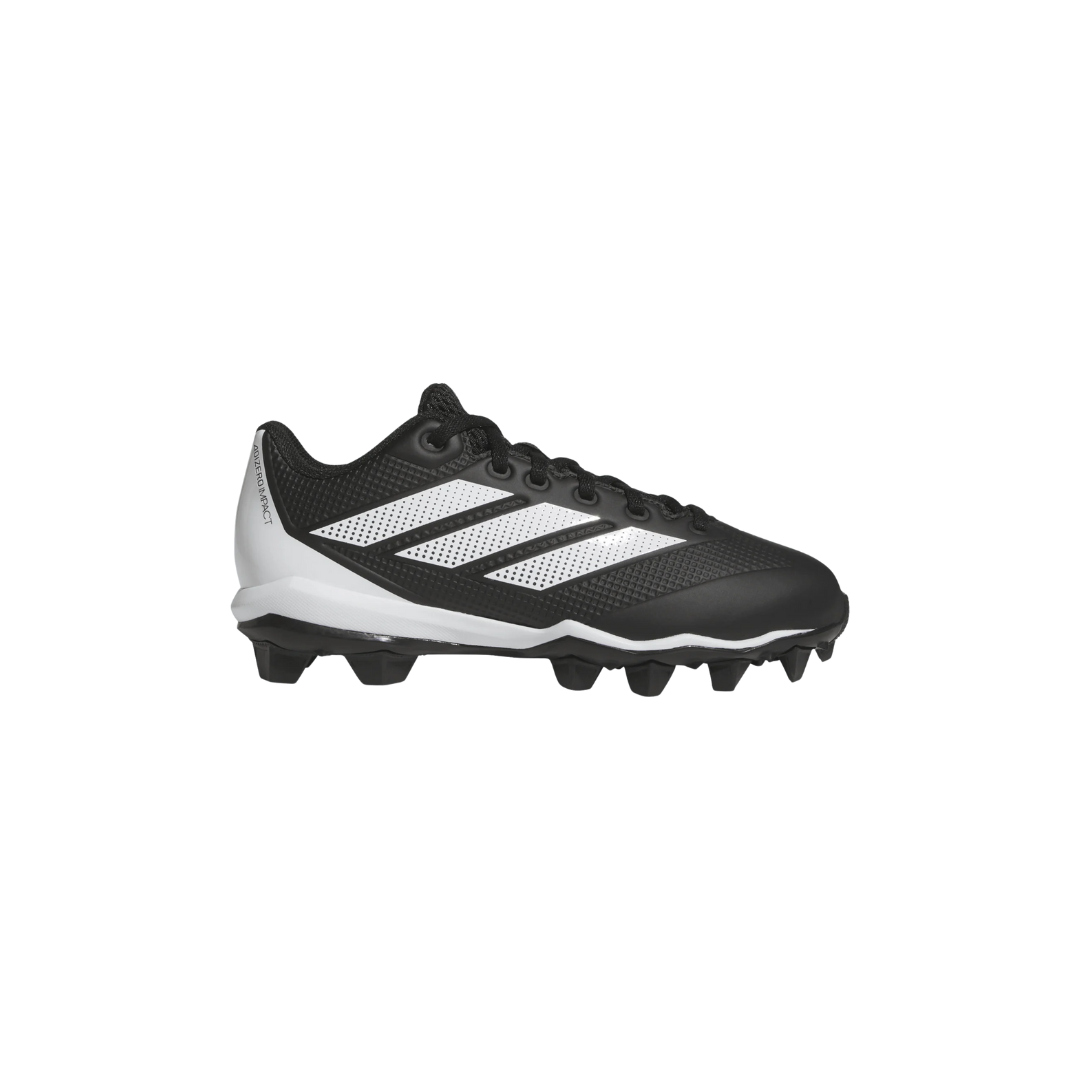 Adidas Youth Adizero Impact MD Rubber (Black/White)
