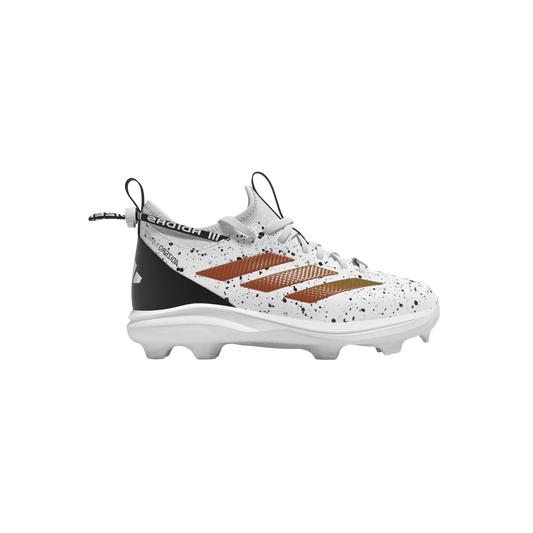 Adidas Youth Adizero Impact TPU (White/Black/Rose Gold)
