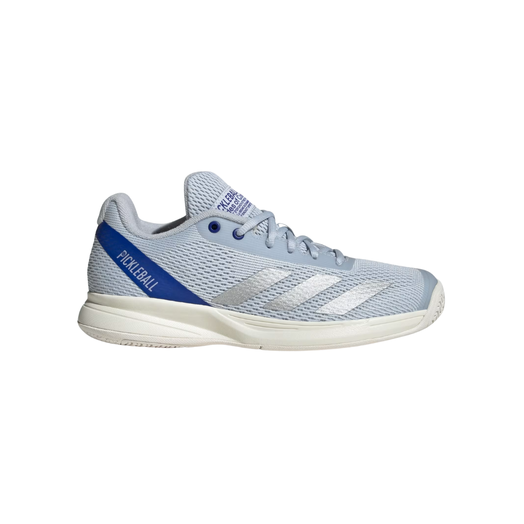 Adidas Courtflash Pickleball Shoes Women (Halo Blue/Silver Metalic)
