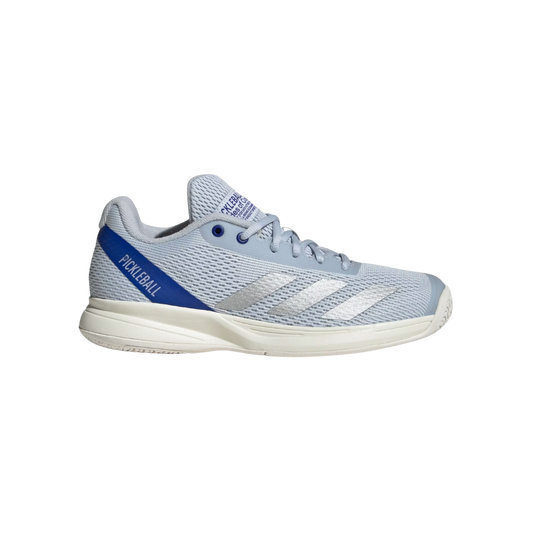 Adidas Courtflash Pickleball Shoes Women (Halo Blue/Silver Metalic)