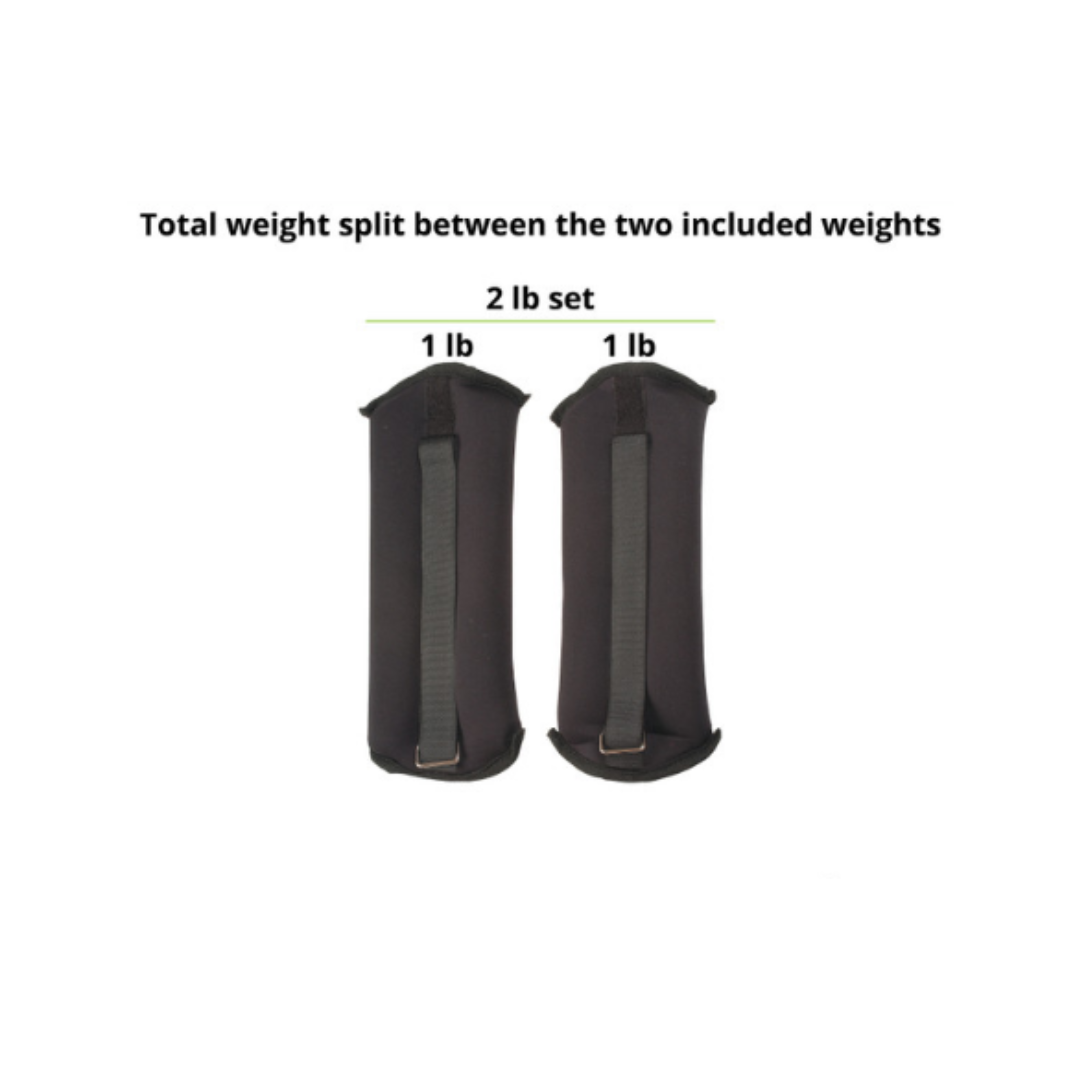 Champion Sports Ankle/Wrist Weights 2 Lbs (2/ 1 Lb)