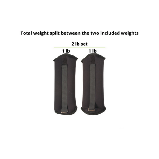 Champion Sports Ankle/Wrist Weights 2 Lbs (2/ 1 Lb)