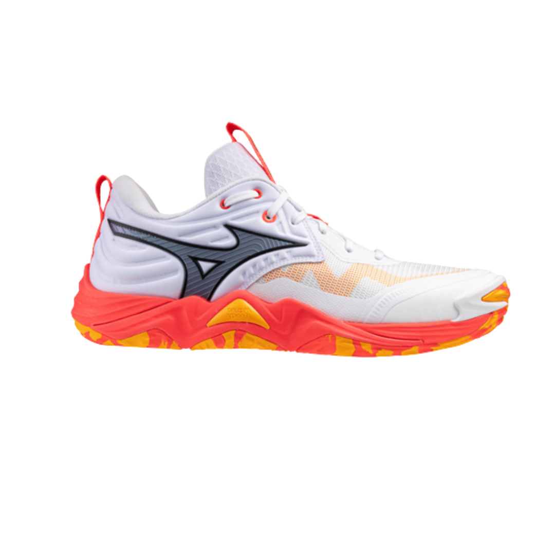 Mizuno Wave Momentum 4 Elite Unisex (White/Orange/Yellow)