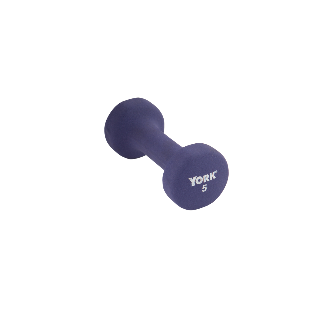 York Barbell Neoprene Dumbbell 5 lb
