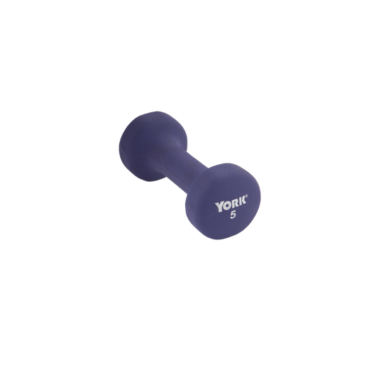 York Barbell Neoprene Dumbbell 5 lb