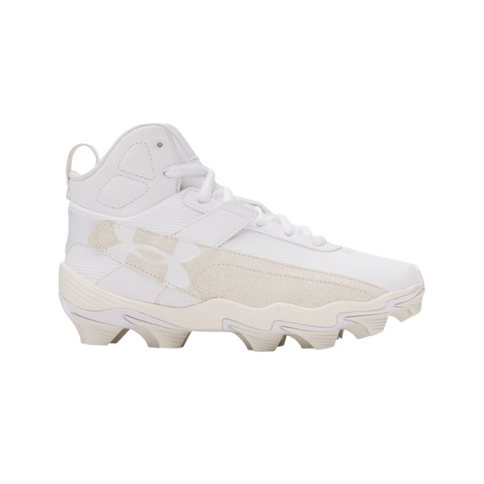 Under Armour Youth Harper 10 RM Rubber (White/Beige)