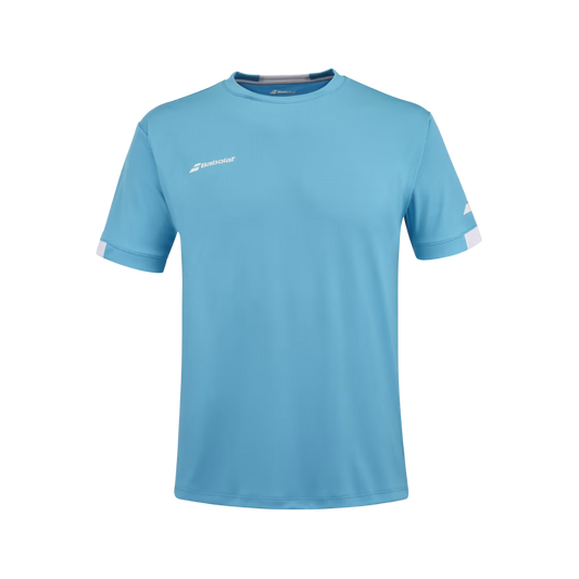 Babolat Play Crew Neck Men Tee (Columbia Blue)