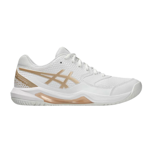 Asics Gel-Dedicate 8 Pickleball Women (White/Champagne)