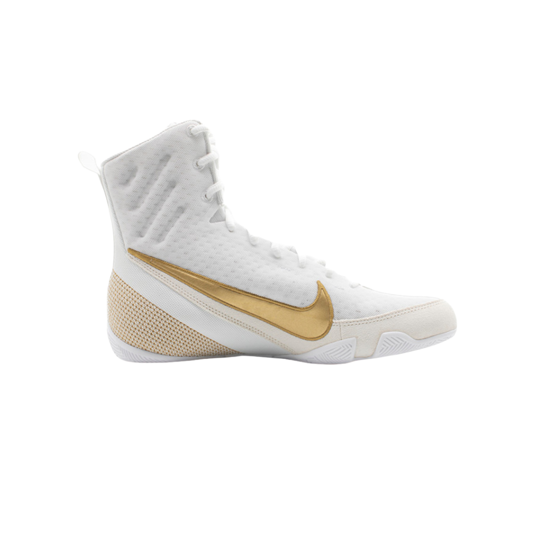 Nike Machomai 3 Boxing Shoes (White/Gold)