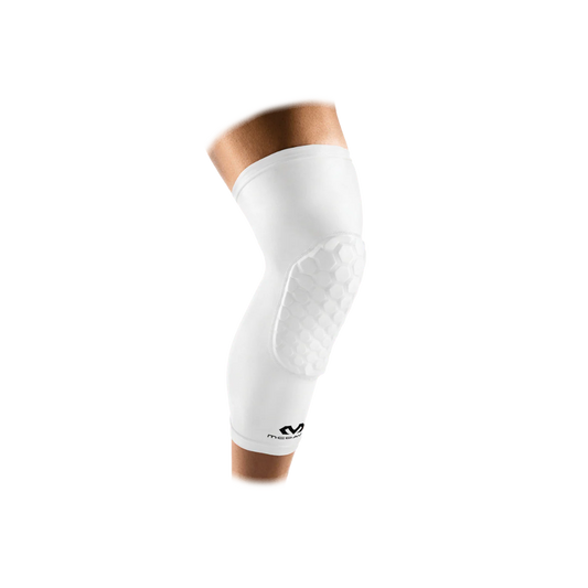 McDavid Youth Hexpad Leg Sleeves (White)