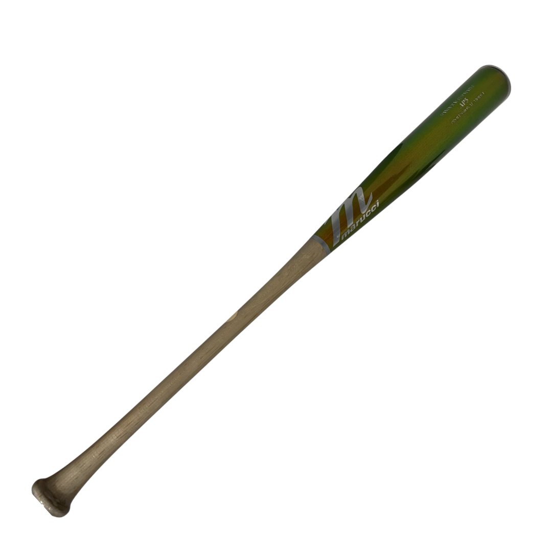 Marucci AP5 Pro Maple Bat (Green/Orange)