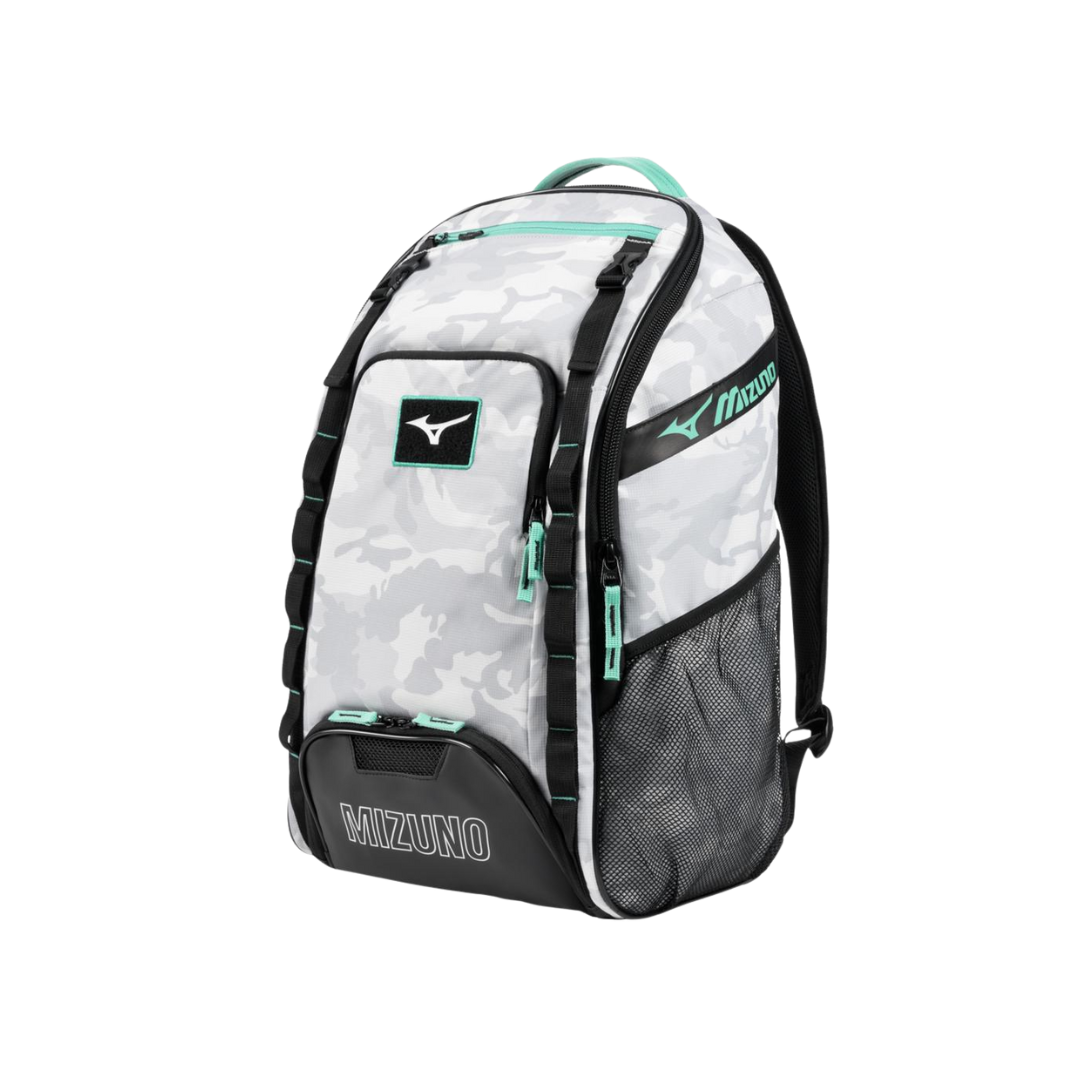 Mizuno Organizer 26 Backpack (Camo/Mint)