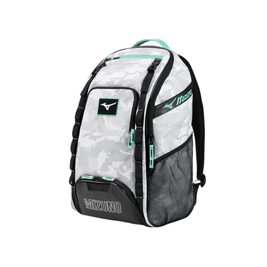 Mizuno Organizer 26 Backpack (Camo/Mint)