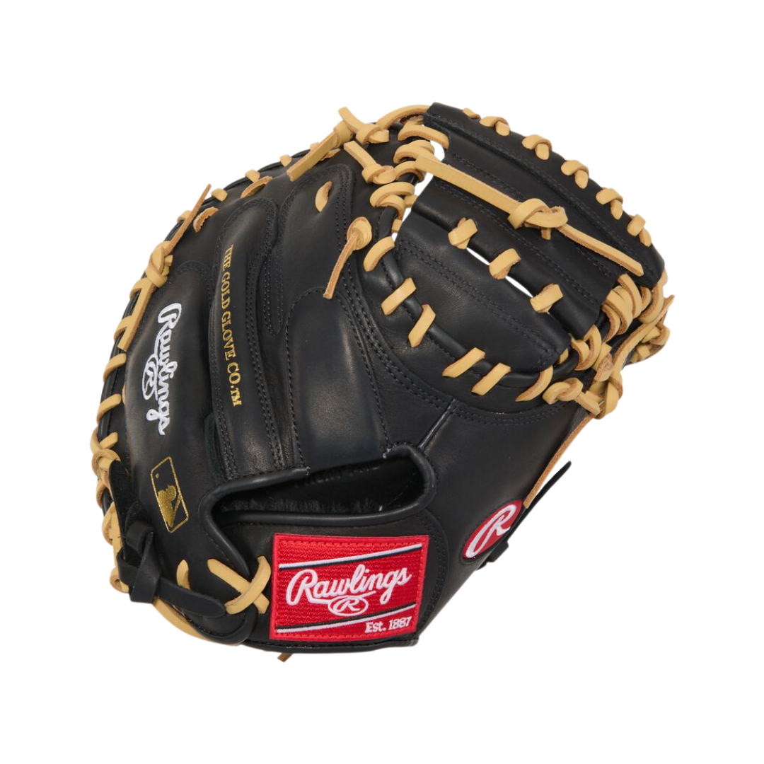 Rawlings R9 Contour Catcher's Mitt 32'' (Black/Camel)