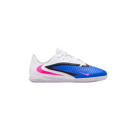 Nike Jr. Phantom 6 Low Club Indoor (Racer Blue/White/Pink Blast)