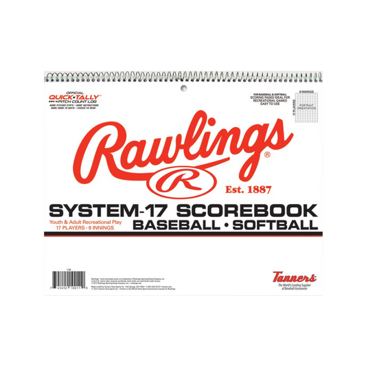 Rawlings System Baseball Scorebook (24 Games)