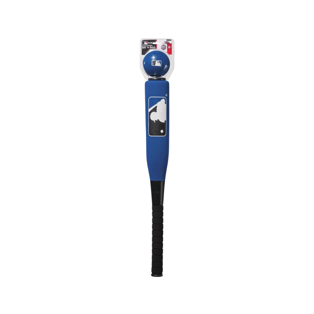 Franklin Sports MLB Royal Foam Baseball Bat & Ball (Blue)