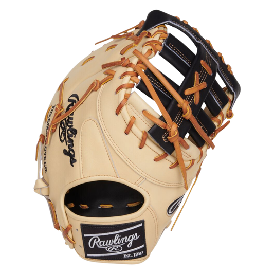 Rawlings HOH First Base Mitt Left Hand Thrower (Camel/Black) 13''