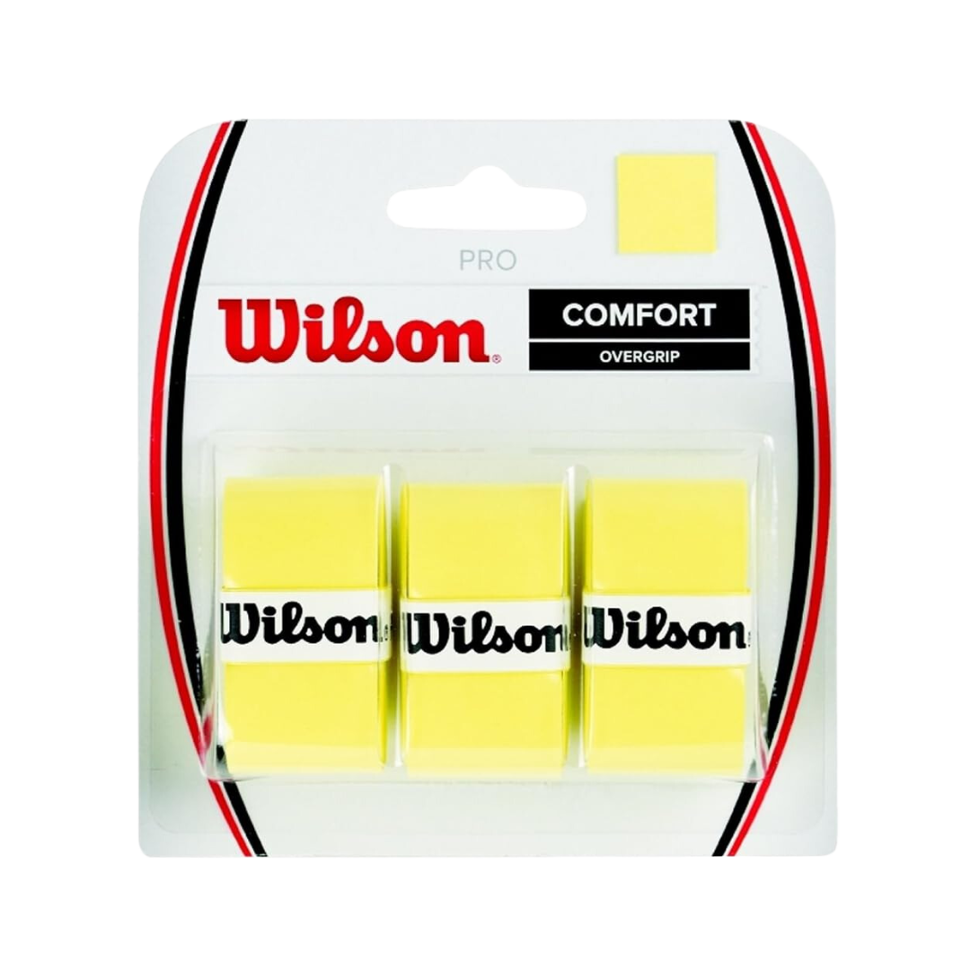 Wilson Pro Overgrip Comfort 3 Pk (Yellow)