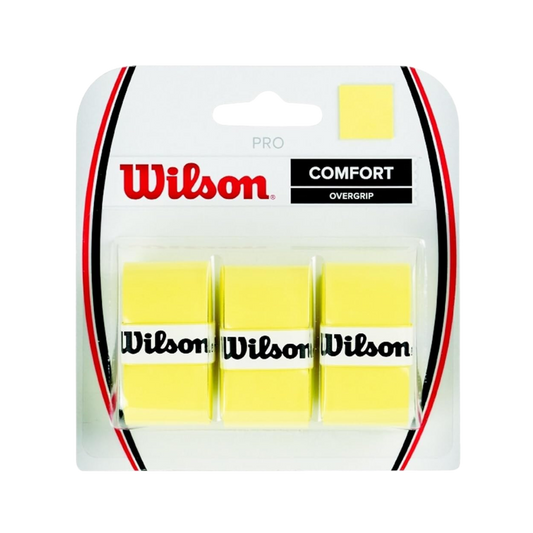 Wilson Pro Overgrip Comfort 3 Pk (Yellow)