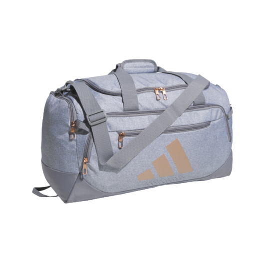 Adidas Defender IV Small Duffel (Grey/Gold)