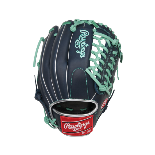 Rawlings R9 Series Left Hand Thrower Glove 11.75'' (Navy/Mint)