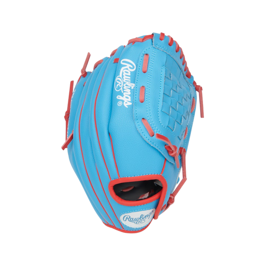 Rawlings Player's Series Glove 10.5'' (Columbia Blue/Red)