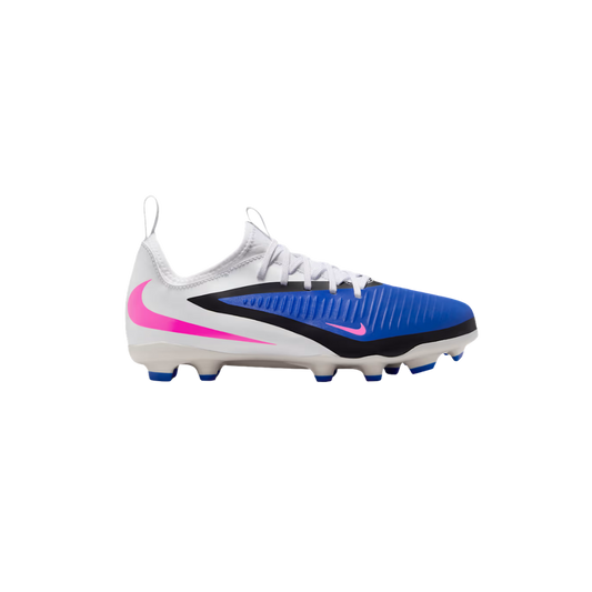 Nike Jr. Phantom 6 Low Academy FG/MG (Royal/White/Pink)