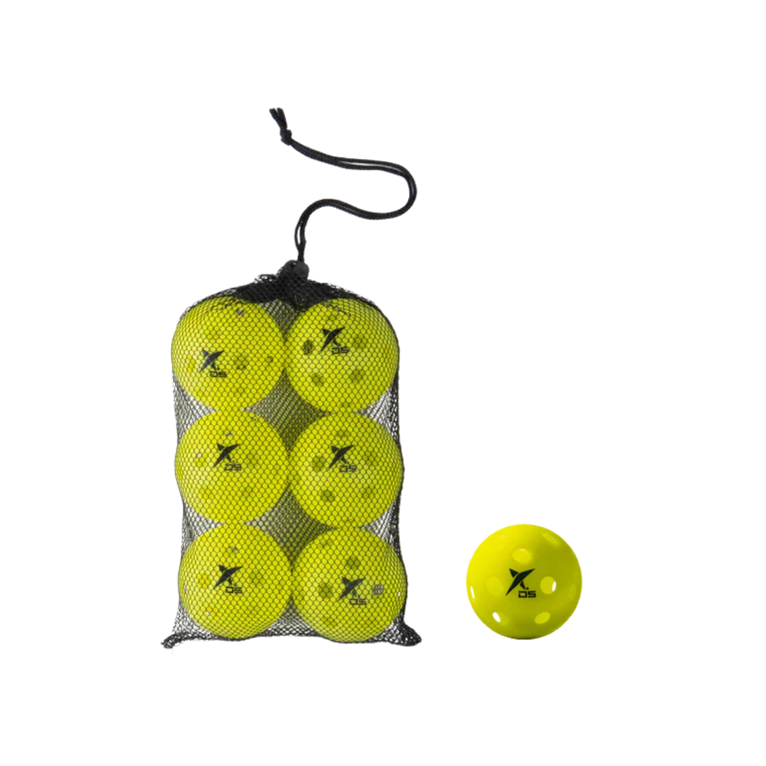 Drop Shot Pickleball Indoor Balls X 6 Tournament