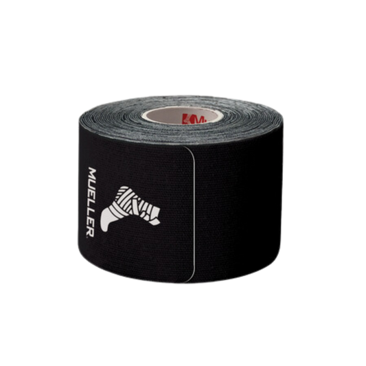 Mueller Kinesiology Tape 20 Pre-Cut Strips (Black)
