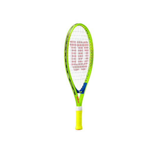 Wilson US Open Jr 19" Tennis Racket Strung (Neon Green/ Royal)