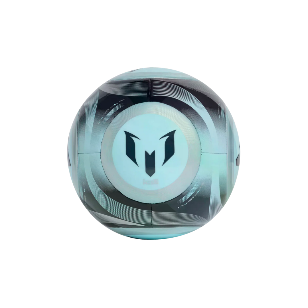 Adidas Messi Club Soccer Ball (Black/Blue)
