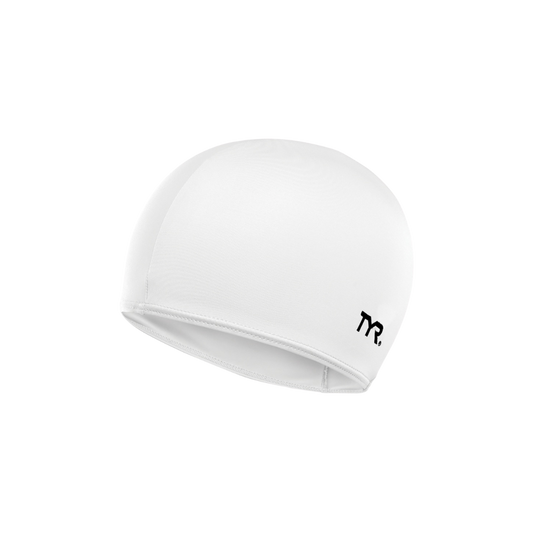 TYR Lycra Swim Cap White