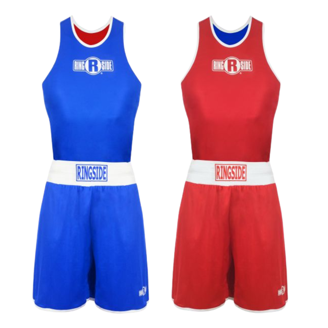 Ringside Reversible Boxing Outfit Red/Blue (Jersey + Short)