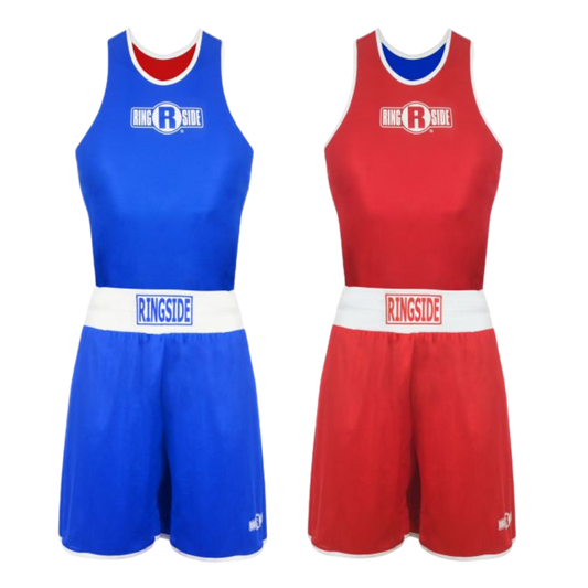 Ringside Reversible Boxing Outfit Red/Blue (Jersey + Short)