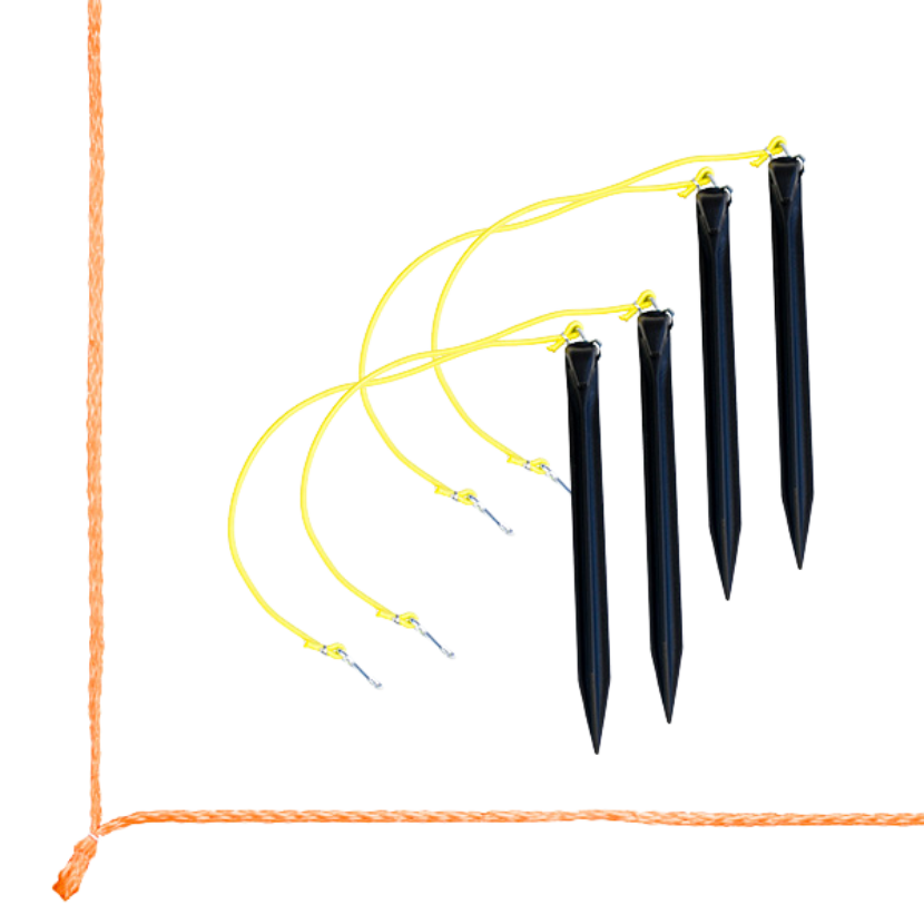 Park & Sun 1/4'' Poly Rope Boundary