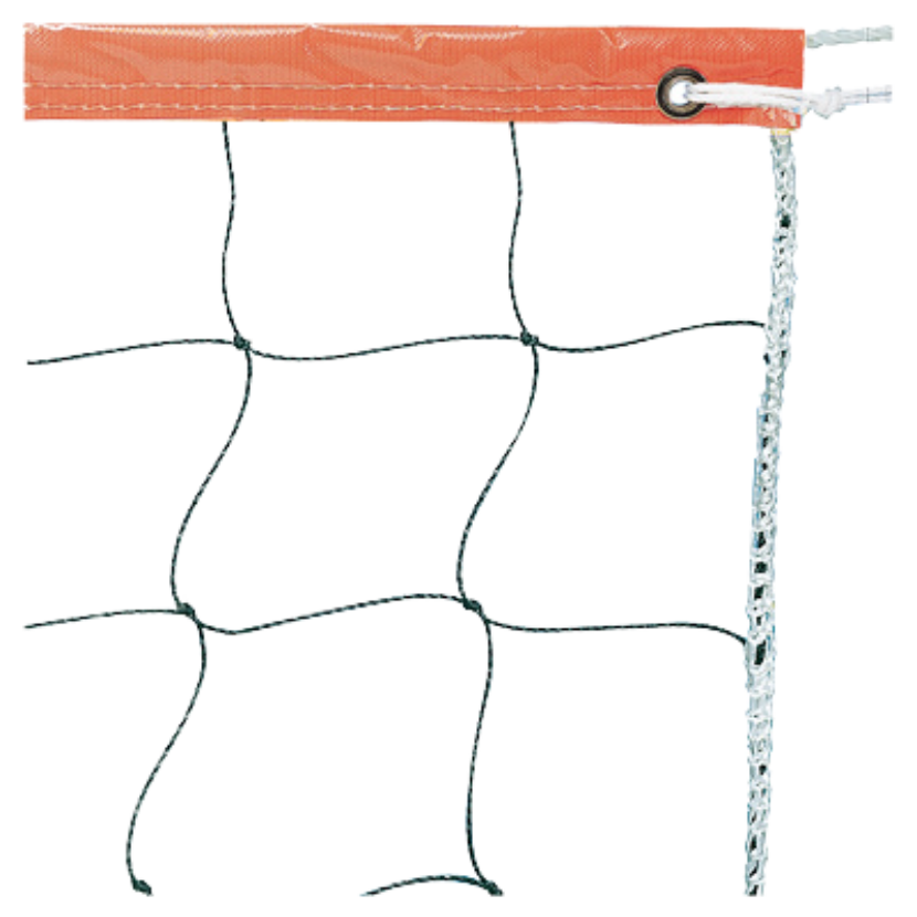 Champion Sports 2mm Volleyball Net 32' (Orange)