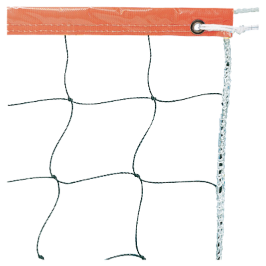 Champion Sports 2mm Volleyball Net 32' (Orange)