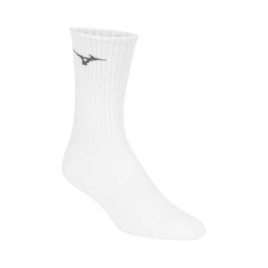 Mizuno Vital Crew Socks Small White 3pk