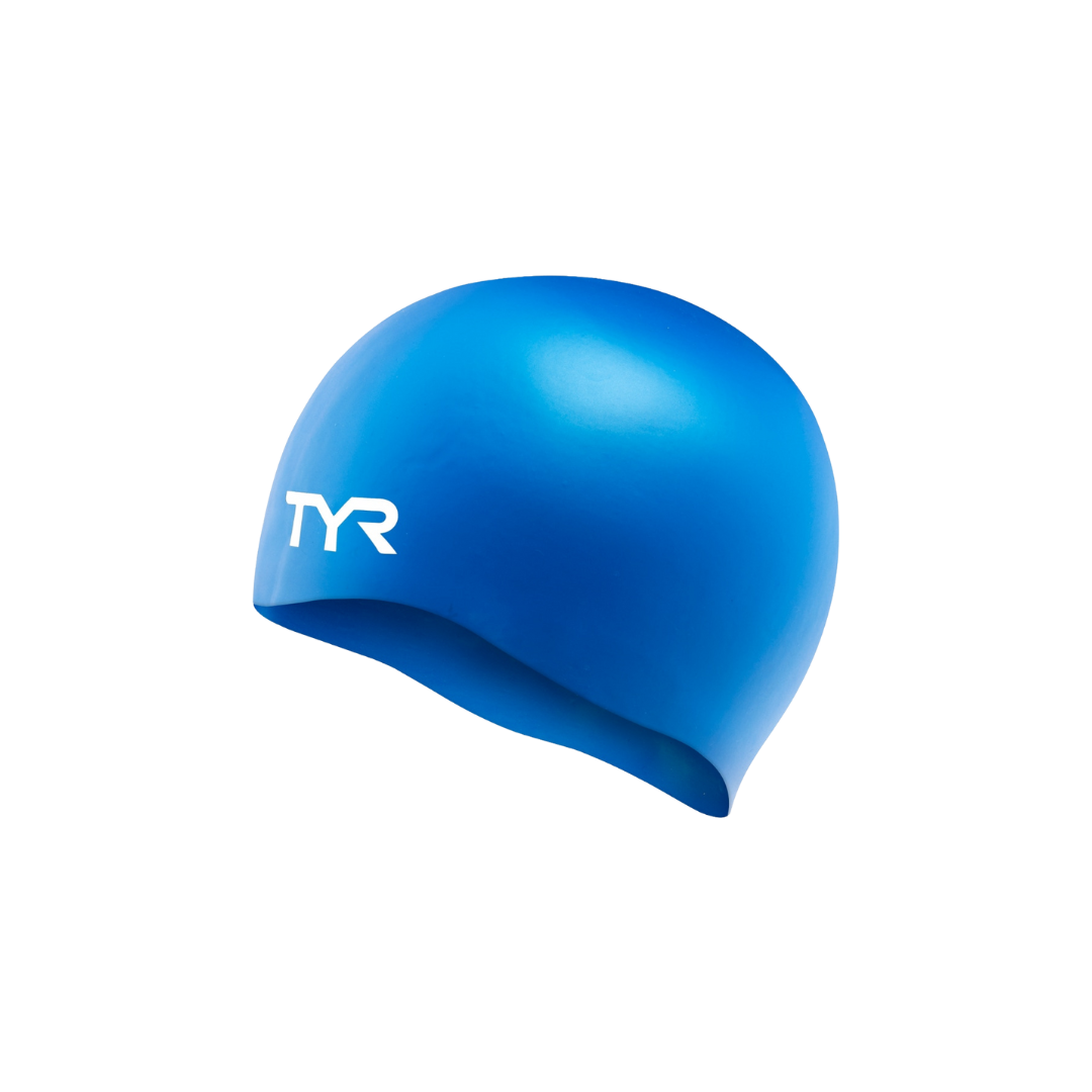 TYR Silicone Swim Cap Royal