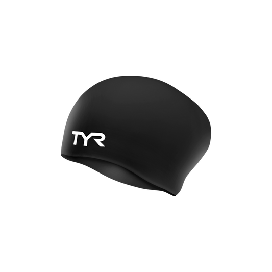TYR Silicone Swim Cap Black