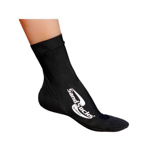 Sand Socks Black Beach Socks Large (10.5-12)