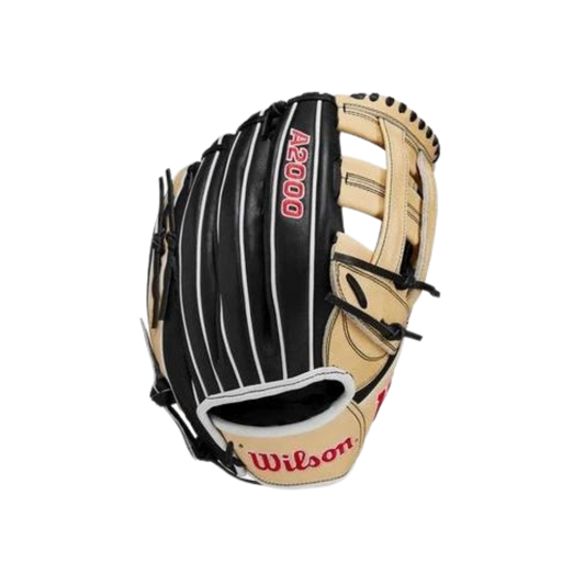 Wilson A2000 1750 OF Glove Left Hand Thrower (Blonde/Black/Red) 12.5''