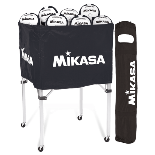Mikasa Ball Cart with Carrying Bag Black